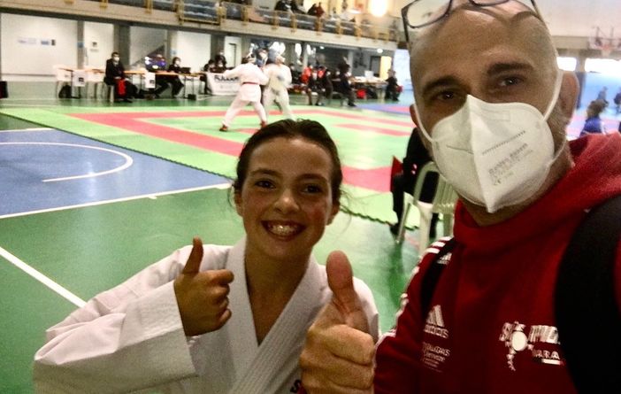 Karate, la skorpioncina Sofia Francesca Zodda campionessa regionale