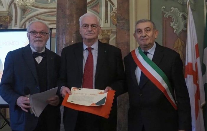 Il premio Sole d’Oro a Romeo Mazzucchelli
