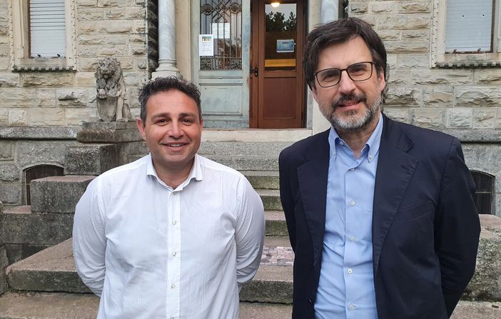 Da sinistra, Samuele Astuti e Carlo Borghetti Da sinistra, Samuele Astuti e Carlo Borghetti