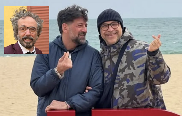 Mario Paglino e Gianni Grossi e, nel riquadro, il vicesindaco di Gallarate Rocco Longobardi