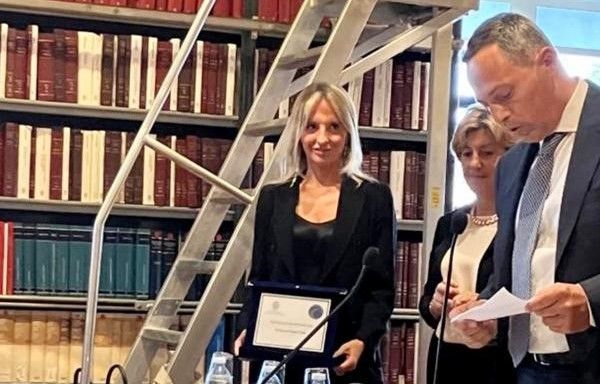 Chiara Viale premiata dal Comitato Pari Opportunità dell’Ordine degli Avvocati