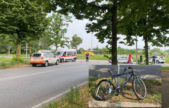 Il grave incidente che si è verificato stamattina in zona industriale a Busto