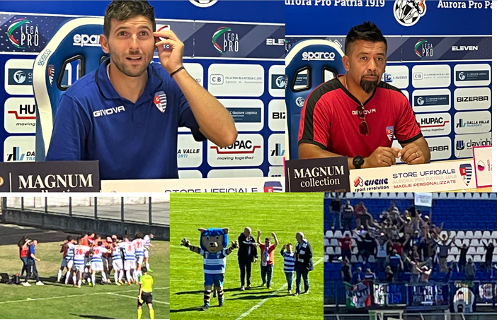 La partita nelle immagini: Nicco, Vargas, il gruppo, il giro d'onore con la mascotte, gli ultras