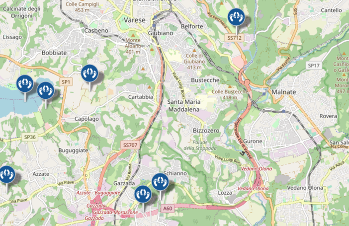 Dove andare... in camporella nella nostra provincia? Ve lo dice una mappa online Dove andare... in camporella nella nostra provincia? Ve lo dice una mappa online