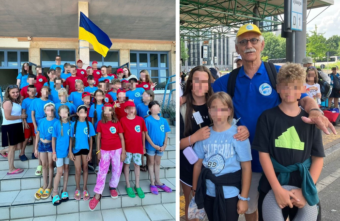 Due settimane spensierate ad Alassio per i bambini ucraini. Oggi il ritorno a casa, senza corrente e con gli allarmi aerei
