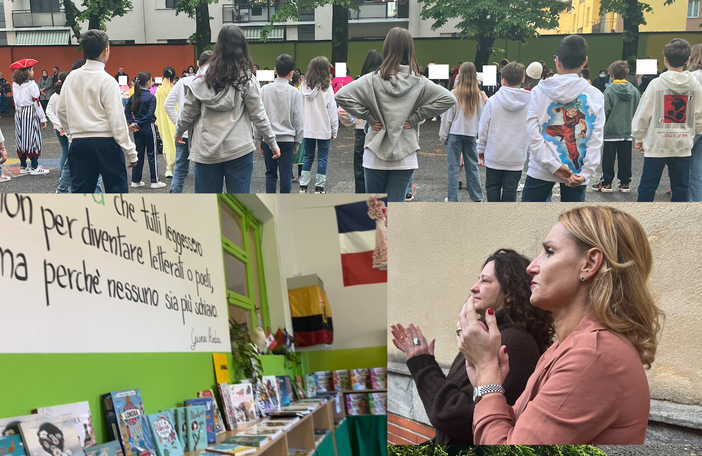VIDEO. In viaggio con i libri e nel futuro. E la scuola Bertacchi cresce