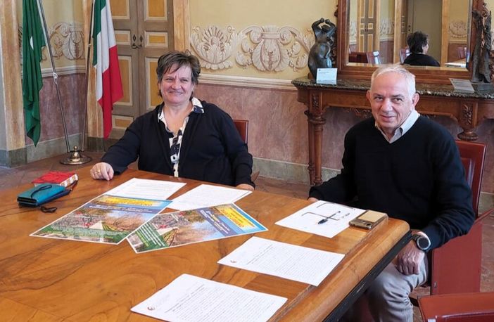 Il sindaco di Castellanza, Cristina Borroni, con l’assessore all’Urbanistica Vanni Mirandola