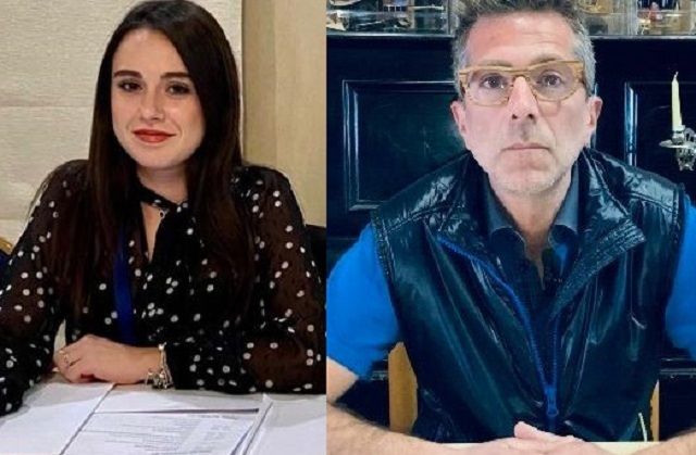 Giada Martucci e Luca Vergani, esponenti di Forza Italia Giada Martucci e Luca Vergani, esponenti di Forza Italia