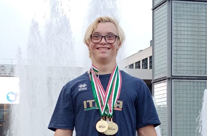 Riccardo Maino. Magazziniere e atleta di successo