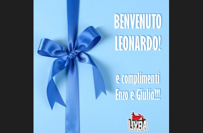 Il fiocco azzurro postato dalla Uyba