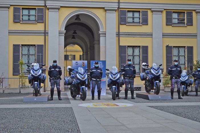 Quattro moto MV Agusta per la Polizia