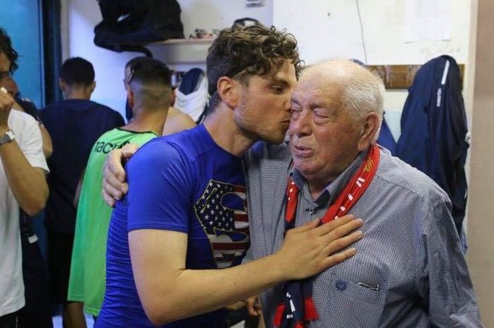 Max Di Caro e l'amatissimo nonno Umberto Belletti