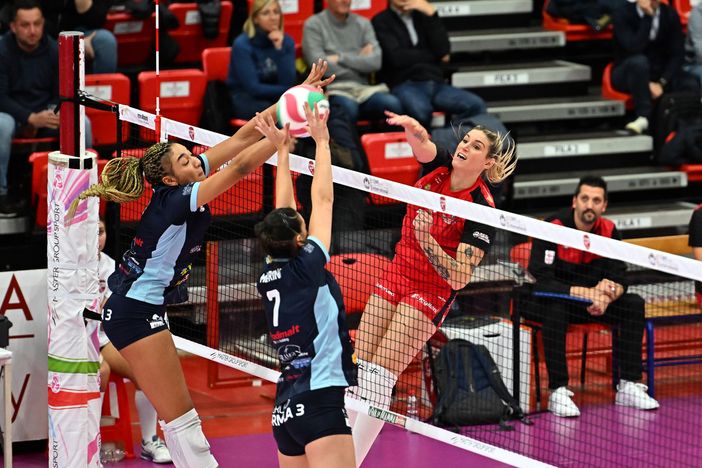 Sofia Rebora Mvp del match (foto per cortesia di Futura Volley Giovani) Sofia Rebora Mvp del match (foto per cortesia di Futura Volley Giovani)
