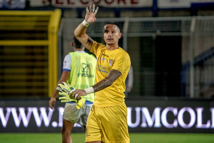 Elia Caprile, gran protagonista del match vinto dai tigrotti contro la Juve U23