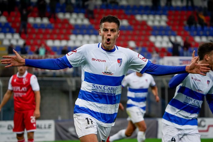 Pierozzi ha segnato nella partita d'andata Pierozzi ha segnato nella partita d'andata