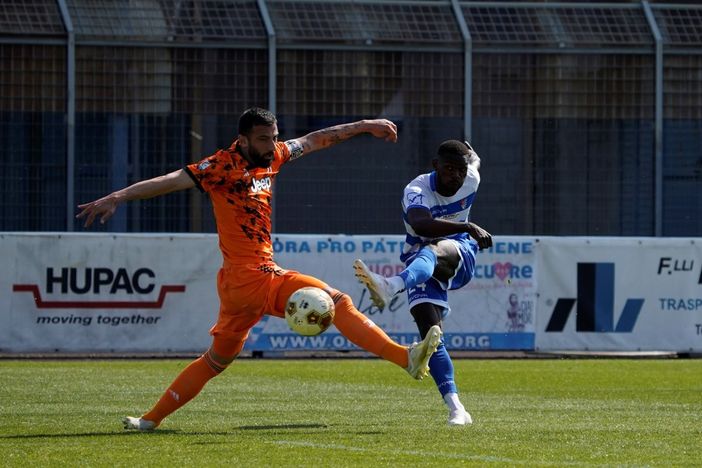 Latte Lath autore della rete al 7' del primo tempo (foto di Marco Giussani)