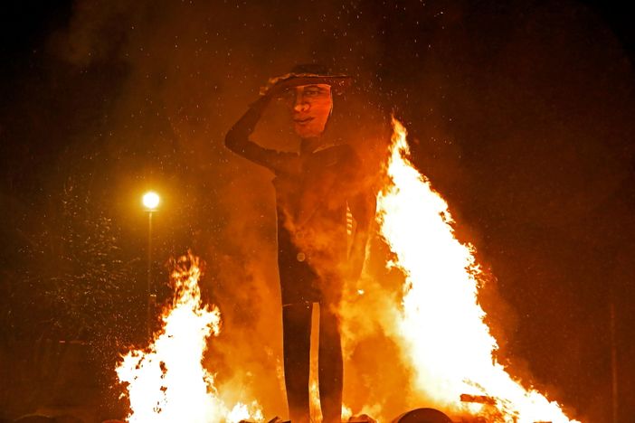 Un falò nelle precedenti edizioni in Valle, Solbiate