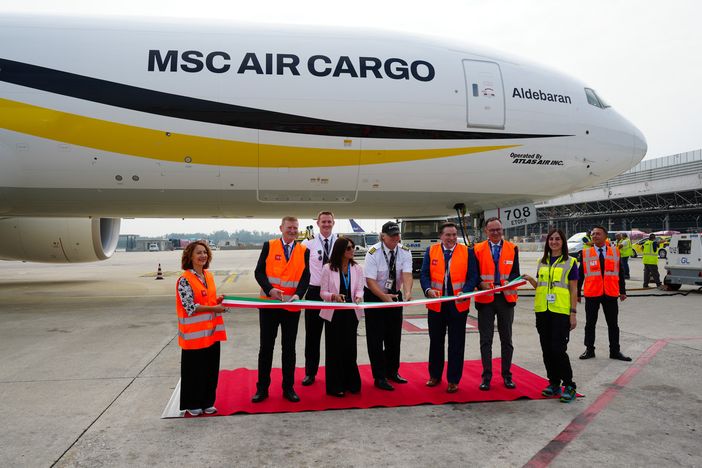 Partito da Malpensa il primo volo di Msc Air Cargo diretto a Tokyo Partito da Malpensa il primo volo di Msc Air Cargo diretto a Tokyo