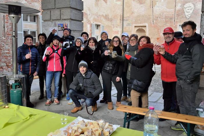 Dal Castello alla Valle di corsa. E che grinta per quei 195 gradini finali: «Qui una palestra a cielo aperto»