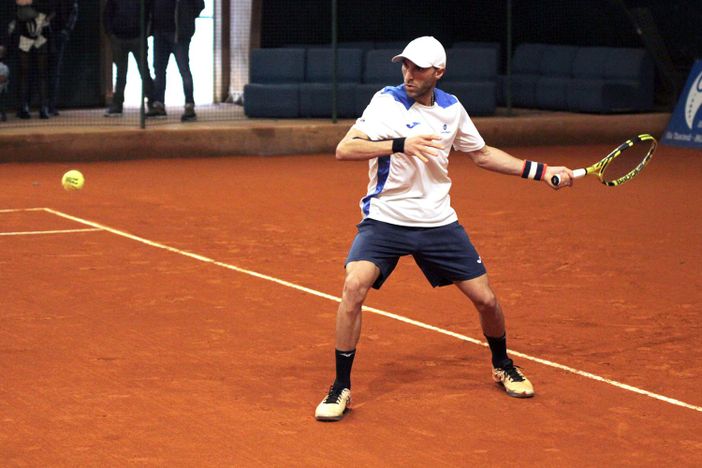 Il tennista Erik Crepaldi tornato in campo dopo il coma