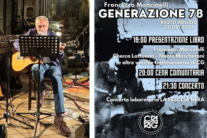 Generazione ’78, Mancinelli torna a Busto 35 anni dopo