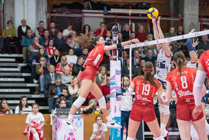 Rebecca Piva, la più positiva della serata in casa Uyba Rebecca Piva, la più positiva della serata in casa Uyba