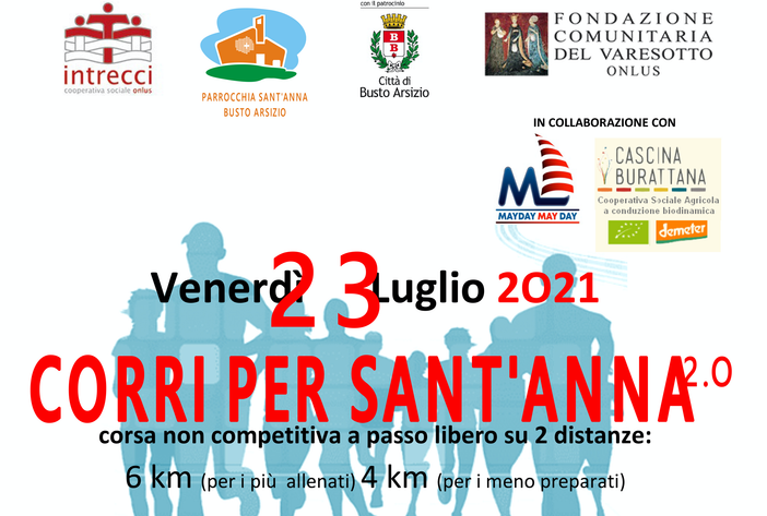 A Busto Sant'Anna corre per finanziare il dormitorio