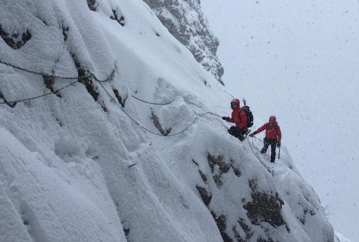 Condizioni meteo proibitive per gli uomini del Soccorso alpino Condizioni meteo proibitive per gli uomini del Soccorso alpino