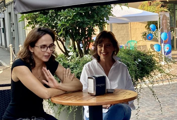 Lia Quartapelle con Margherita Silvestrini Lia Quartapelle con Margherita Silvestrini