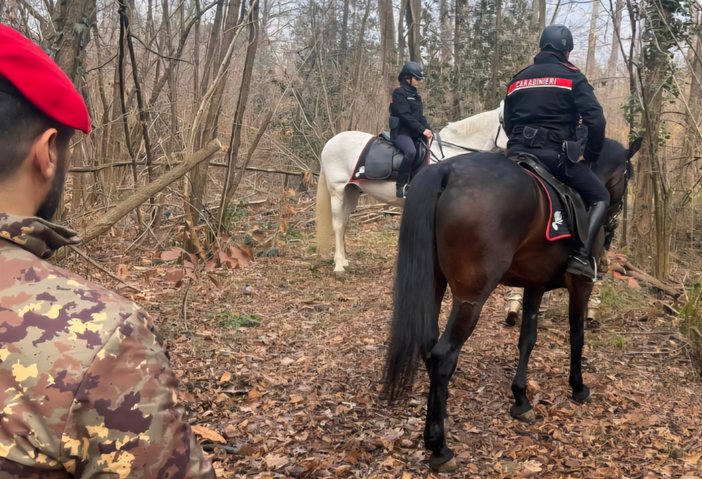 Contro gli spacciatori nei boschi arrivano anche i carabinieri a cavallo Contro gli spacciatori nei boschi arrivano anche i carabinieri a cavallo