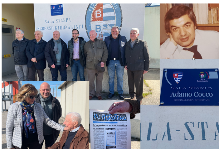 Alcuni momenti dell'intitolazione e Adamo Cocco