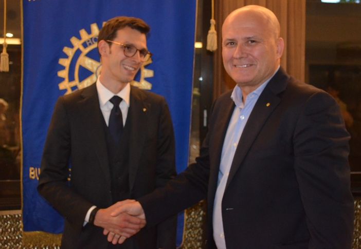La conviviale del Rotary Castellanza accoglie il nuovo socio Gianmarco Sironi