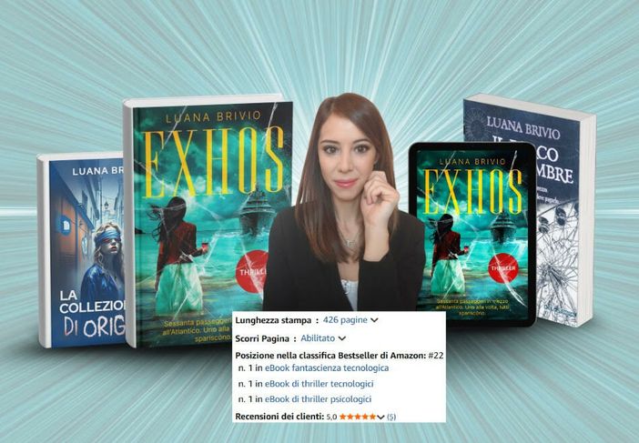 Dalla malattia alla Top 100 di Amazon: la rinascita di Luana Brivio