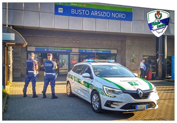 Busto, al via il progetto “Stazioni sicure”: previsti 193 servizi straordinari e 900 ore in più di controlli