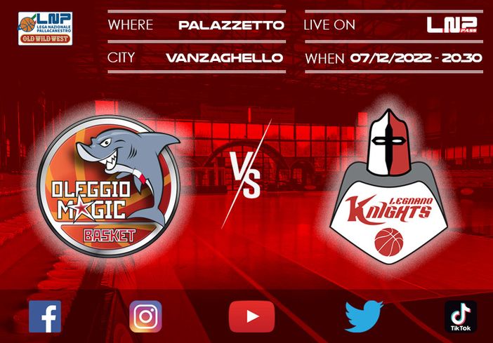 Knights Legnano per il poker contro Oleggio Knights Legnano per il poker contro Oleggio