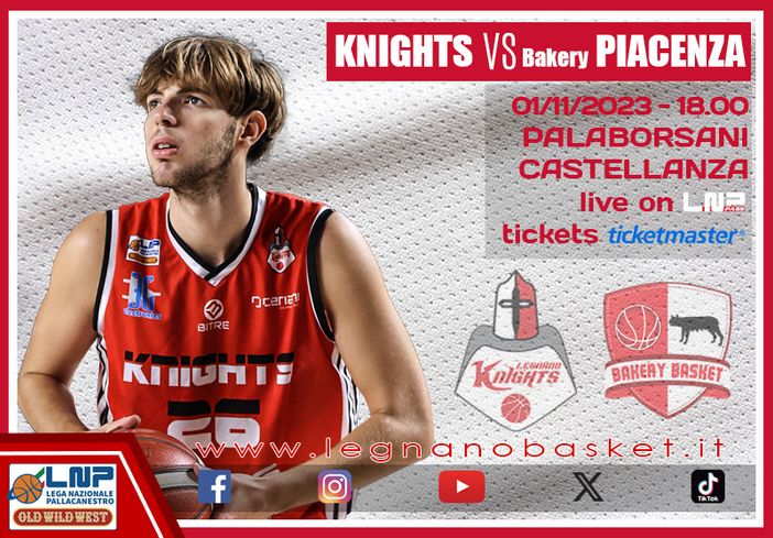 Serie B Nazionale: Knights alla riscossa contro Piacenza