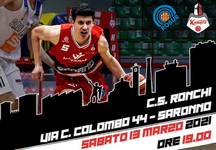 Basket, C Gold: Cavalieri Legnano a Saronno senza capitan Benzoni
