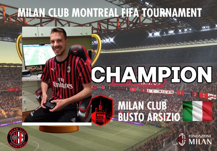 Il calcio fa (del) bene anche con la playstation: per Davide cuore rossonero il titolo mondiale bis. Aiutando l'Ucraina