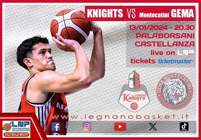 Basket, serie B: Legnano gioca d'anticipo con Montecatini Basket, serie B: Legnano gioca d'anticipo con Montecatini