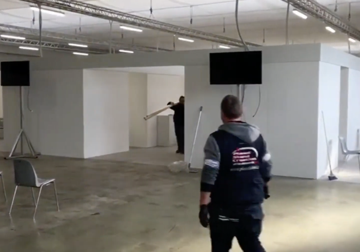 Gallarate, sopralluogo e preparativi finali all'hub vaccinale