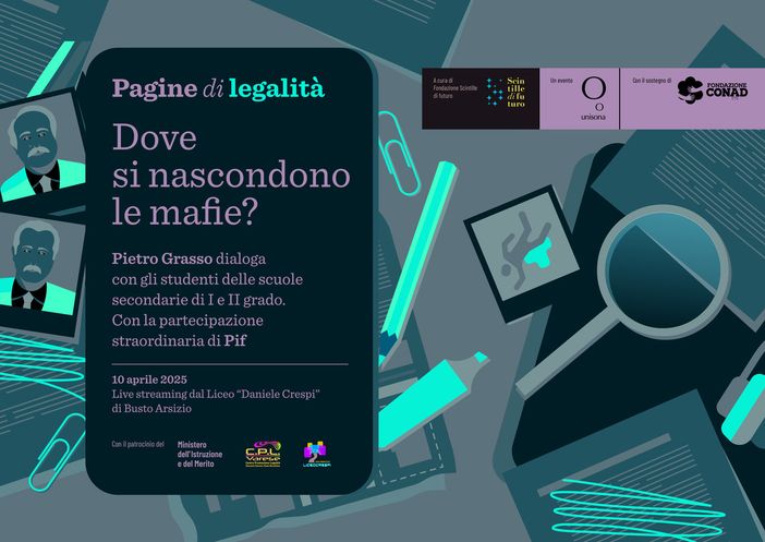 Pietro Grasso torna al liceo Crespi per l'incontro “Dove si nascondono le mafie?” Pietro Grasso torna al liceo Crespi per l'incontro “Dove si nascondono le mafie?”