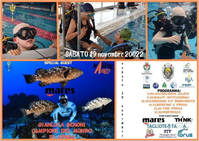 A Busto arriva la subacquea per persone con disabilità