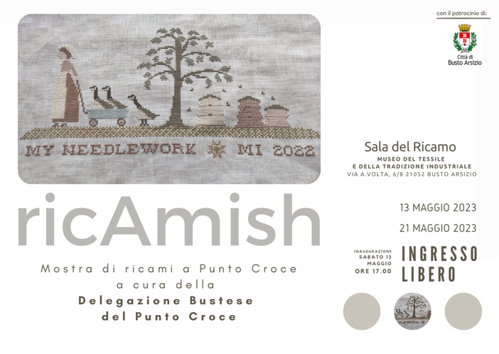 Punto Croce, anzi ricAmish. Un viaggio per aiutare la cooperativa Davide Punto Croce, anzi ricAmish. Un viaggio per aiutare la cooperativa Davide