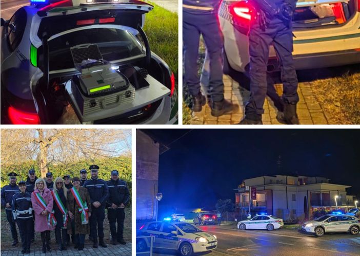 Controlli serali e notturni della polizia locale sulle strade di Carnago, Cairate e Caronno Varesino