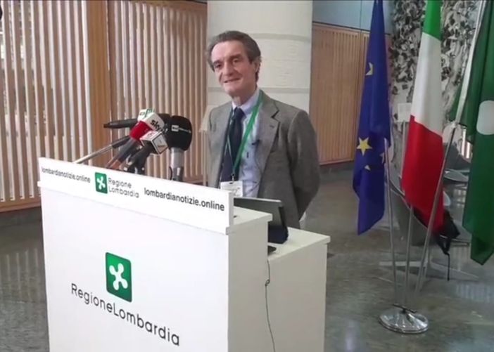 Il presidente Fontana Il presidente Fontana