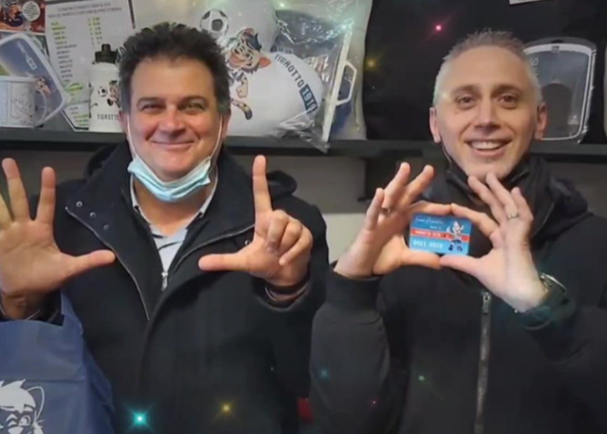 Emanuele Gambertoglio &quot;segna&quot; la tessera numero 70