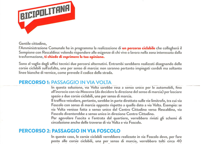 Bicipolitana, il «rammarico» Vivi Legnarello e la replica del Comune Bicipolitana, il «rammarico» Vivi Legnarello e la replica del Comune