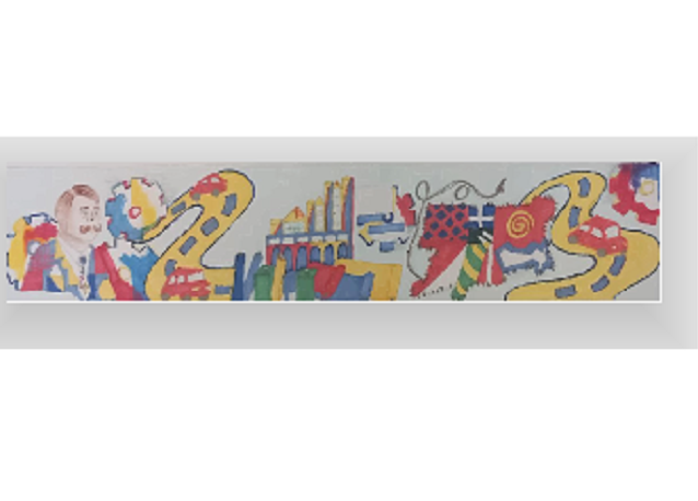 La foto del disegno vincitore realizzato dalla studentessa Allegra Ruga La foto del disegno vincitore realizzato dalla studentessa Allegra Ruga