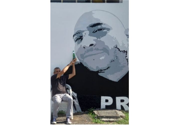 LA FOTO. Hooligano per sempre nel suo Speroni LA FOTO. Hooligano per sempre nel suo Speroni