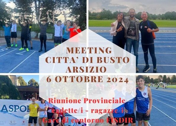 Meeting Città di Busto Arsizio: in gara 500 ragazzi e ragazze, con colonna sonora “Speciale” Meeting Città di Busto Arsizio: in gara 500 ragazzi e ragazze, con colonna sonora “Speciale”